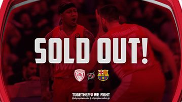 Euroleague: Sold out η αναμέτρηση του Ολυμπιακού με την Μπαρτσελόνα - «Mέχρι τέλους με τον κόσμος μας», λέει ο Λεπενιώτης