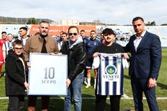 Ο Ηρακλής βράβευσε την οικογένεια του Παύλου Μυροφορίδη και τον Ιεροκλή Στολτίδη πριν τη φιέστα