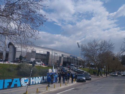 «Γαλάζια» η Θεσσαλονίκη - Άρχισε το γλέντι για τον Ηρακλή (vid)