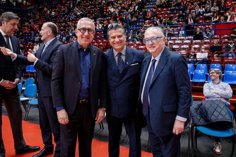 Στο Μιλάνο ο Παρθενόπουλος για τα 90 χρόνια της Αρμάνι - Παρούσα και η ηγεσία της EuroLeague (pics)