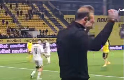 Οι πανηγυρισμοί του Κόντη μετά το «διπλό» του ΟΦΗ κόντρα στον Άρη (vid)