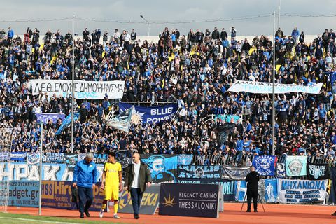 Το ευρηματικό πανό του Ηρακλή που τα είπε όλα: «Τρεις φορές μας σπρώξατε...» (pic)