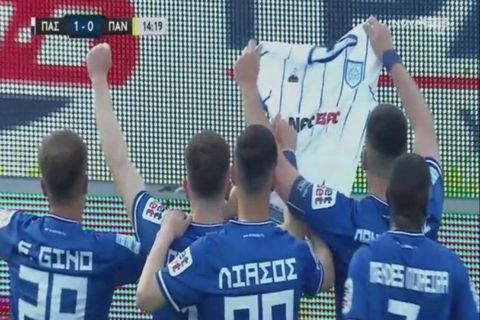 Οι παίκτες του ΠΑΣ Γιάννινα αφιέρωσαν το γκολ στον οπαδό που νοσηλεύεται μετά το οπαδικό επεισόδιο