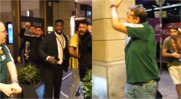 Απαράδεκτο σκηνικό στην άφιξη του Παναθηναϊκού - Οπαδοί της Φενέρ την... έπεσαν στον Αταμάν: «Πού είναι η ασφάλεια;» (vid)