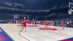 Η προπόνηση του Ολυμπιακού στην Etihad Arena ενόψει Μονακό