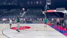 Η προπόνηση του Παναθηναϊκού στην Etihad Arena ενόψει Φενέρ