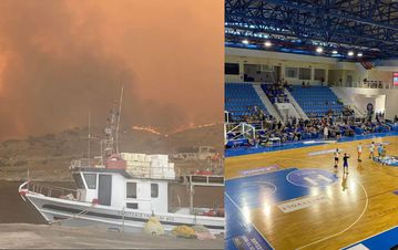 Στο γήπεδο του Κολοσσού Ρόδου δεκάδες τουρίστες