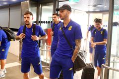 «Πέταξε» για Μπακού ο Άρης (pics)