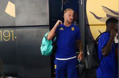 Έφτασε στο Μπακού ο Άρης (vid)