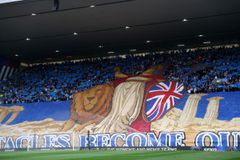 Εντυπωσιακό πανό με τον Παρθενώνα από τους οπαδούς της Ρέιντζερς (pics)