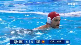 Ελλάδα - Ισπανία | Νέα εντυπωσιακή επέμβαση του Τζωρτζάτου στο σουτ του Μουνιαρίθ