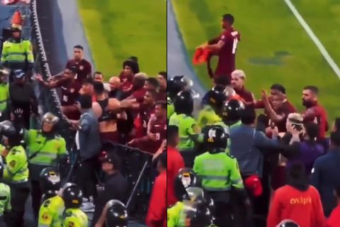 Απίστευτο: Ξύλο μεταξύ αστυνομικών και παικτών της Βενεζουέλας στο Περού (vid)