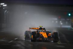 Ο Νόρις κατέκτησε την πολ ποζίσιον με έναν εκπληκτικό γύρο στο βροχερό Λας Βέγκας