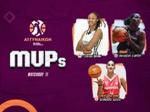 Κάρτερ και Μπράουν οι MVP της 11ης αγωνιστικής στην Α1 Γυναικών