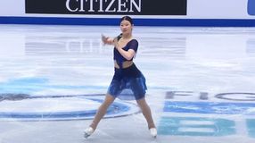 Κινέζα αθλήτρια χόρεψε... Κλαυδία στο Πρωτάθλημα Καλλιτεχνικού Πατινάζ (vid)