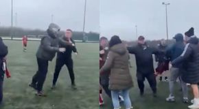 Σκηνές ντροπής σε αγώνα παίδων στην Ουαλία με άγριο ξύλο μεταξύ γονέων (vid)