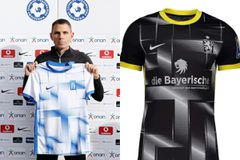 Η γερμανική ομάδα που έχει ακριβώς ίδια φανέλα με τη νέα εμφάνιση της Εθνικής, η οποία προκάλεσε αντιδράσεις