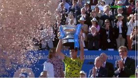 Η απονομή στον Κάρλος Αλκαράθ