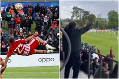 Ο έξαλλος πανηγυρισμός του Βαγγέλη Μαρινάκη στο ανάποδο ψαλίδι του Μπακούλα (vid)