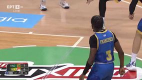 Παναθηναϊκός - Περιστέρι: Τα τρίποντα του Φρανσίσκο πάνω στον Μποχωρίδη