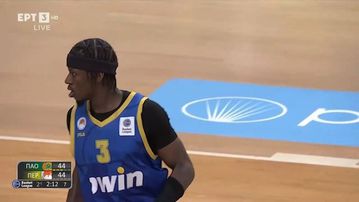 Ασταμάτητος ο Φρανσίσκο στο πρώτο ημίχρονο του Περιστερίου με τον Παναθηναϊκό (vid)