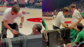 Ο Γιαννακόπουλος χαιρέτησε τους παίκτες του Παναθηναϊκού στην Etihad Arena (vid)