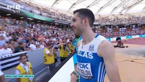 Στα 7,95μ. η δεύτερη προσπάθεια του Τεντόγλου - Δεν πέρασε το όριο που εξασφαλίζει την πρόκριση στον τελικό (vid)