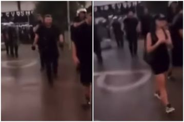 Διαρροή βίντεο στα social media με βιαιοπραγία αστυνομικού σε πολίτη έξω από την Τούμπα πριν από το ματς με τη Σάμροκ