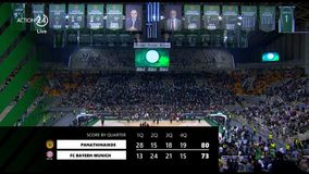 Τα highlights της νίκης του Παναθηναϊκού επί της Μπάγερν Μονάχου με 80-73