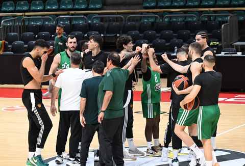 Προπονήθηκε και φουλάρει για το 5-1 στην Μπολόνια ο Παναθηναϊκός AKTOR (pics)