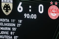 Οι 27 τελικές, η 73% κατοχή και τα στατιστικά του εκκωφαντικού ΑΕΚ-Αμπερντίν 6-0