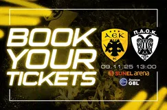 Ξεκίνησε η διάθεση των εισιτηρίων της ΑΕΚ για το ντέρμπι με τον ΠΑΟΚ