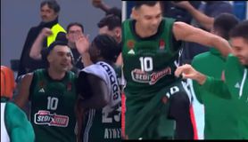 Τρέλα Σλούκα με τον κόσμο: Τραγουδούσε «Πανάθα μου σε αγαπώ» και χοροπηδούσε (vid)