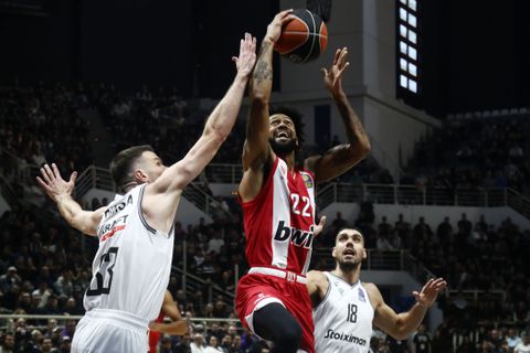 Η βαθμολογία της Stoiximan GBL μετά τη νίκη του Ολυμπιακού επί του ΠΑΟΚ