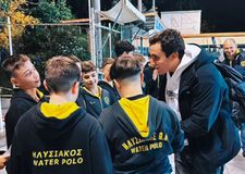 Μια αξέχαστη εμπειρία για τους νεαρούς πολίστες του Ηλυσιακού με τον Στέλιο Αργυρόπουλο