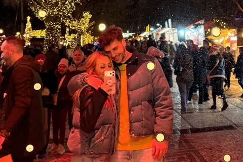 Στη στολισμένη Λισαβόνα η Βουλγαράκη στο πλευρό του Ιωαννίδη (pic)