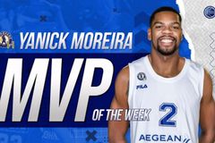 Ο Μορέιρα MVP της 13ης αγωνιστικής στην Basket League