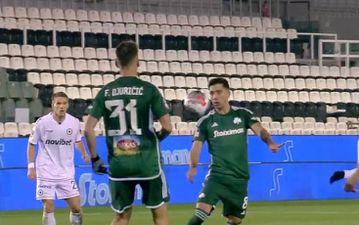 Τράνταξε το δοκάρι με φοβερό σουτ ο Μπακασέτας