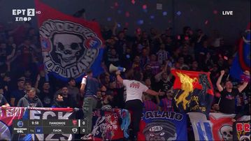 Εντυπωσιακή ατμόσφαιρα από τους οπαδούς του Πανιωνίου πριν το ματς με τον ΠΑΟΚ