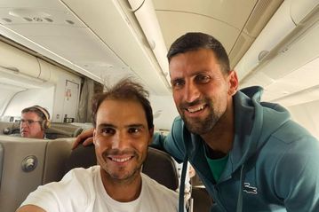 Ταξίδεψαν μαζί οι Ναδάλ και Τζόκοβιτς (pic)