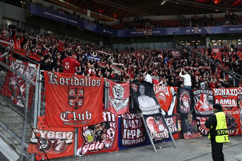 Η ερυθρόλευκη κερκίδα στη «μάχη» του Λεβερκούζεν (pics & video)