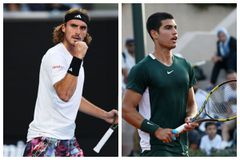 Τρομερός πόντος μεταξύ Τσιτσιπά και Αλκαράθ στην κοινή τους προπόνηση (vid)