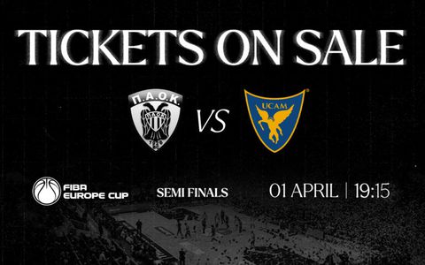 Στον «αέρα» τα εισιτήρια του ΠΑΟΚ – Μούρθια! (pic)