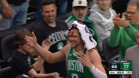 Η αγκωνιά του Μπιτάτζε και τα ράμματα δεν ήταν αρκετά για να πτοήσουν τον Πορζίνγκις! (vid)