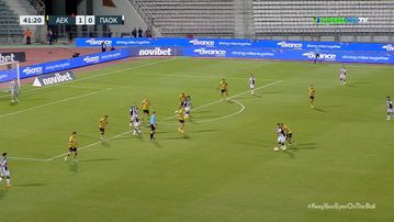 Μεγάλη ευκαιρία για τον ΠΑΟΚ, στο δοκάρι το σουτ του Σάστρε