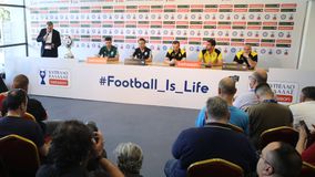 Η κοινή συνέντευξη Τύπου του Παναθηναϊκού και του Άρη εν όψει του τελικού Κυπέλλου Ελλάδας Betsson