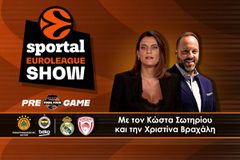Sportal Euroleague Show: Pre Game Live με Παναθηναϊκός - Φενέρ και Ρεάλ - Ολυμπιακός