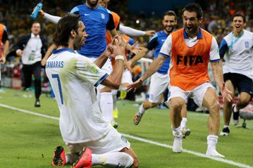 Σαν σήμερα η πρόκριση της Εθνικής στους «16» του Μουντιάλ της Βραζιλίας (vids/gallery)