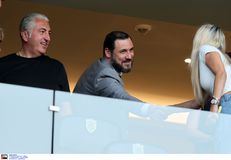 Συνάντηση Μπούση - Λυσάνδρου στα επίσημα της Opap Arena