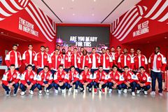 Προπόνηση στο Καραϊσκάκη και επίσκεψη στο Μουσείο του Ολυμπιακού